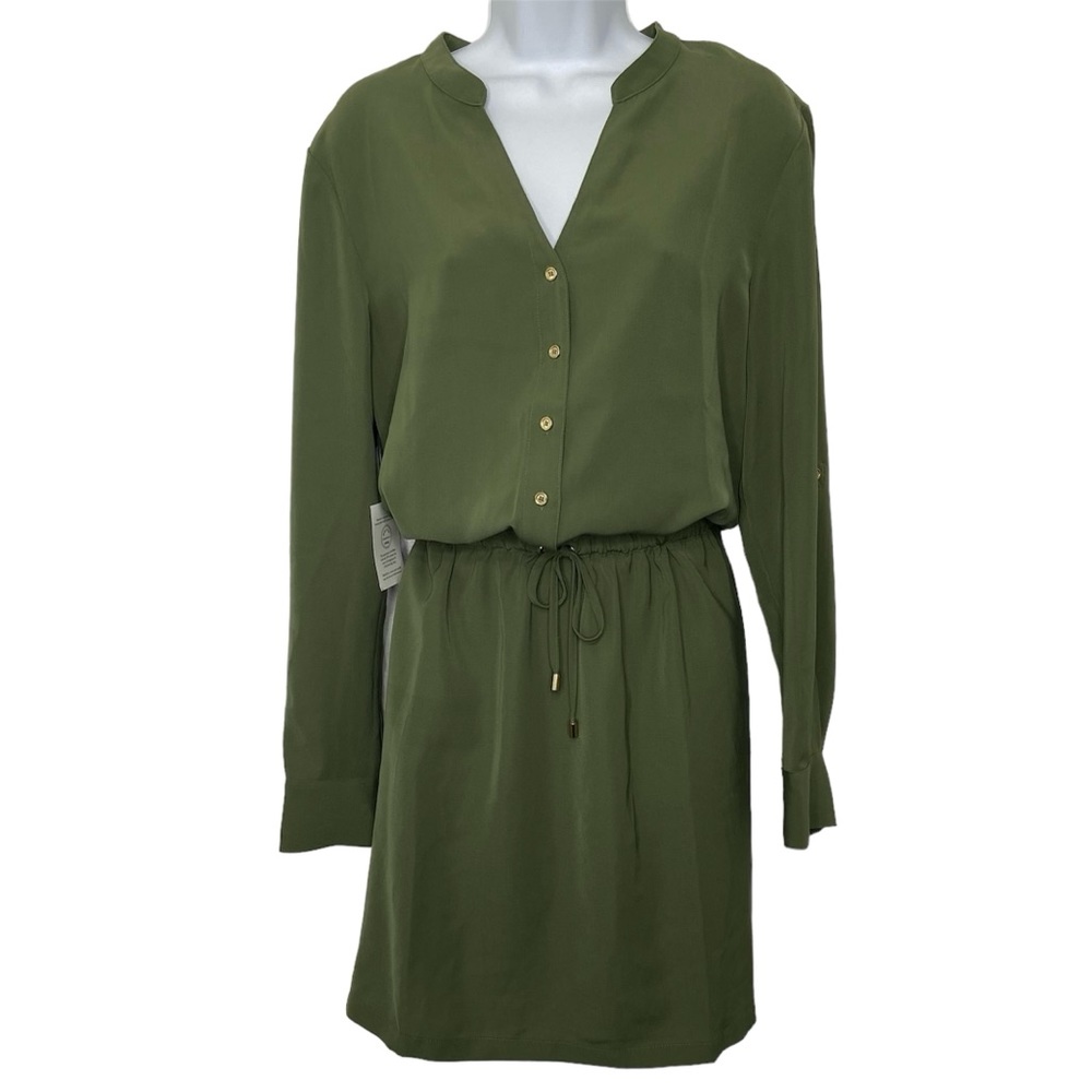 Mott50 UPF 50+ Olive Green Dress NWT